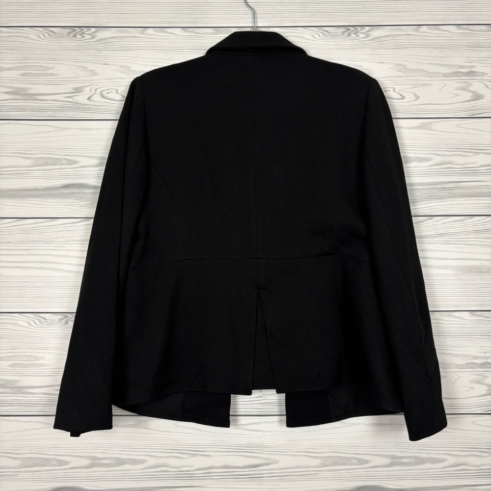 Chico’s Double Breasted Black Gold Studded Blazer Jacket Size 1 (Medium/8) - Picture 5 of 5